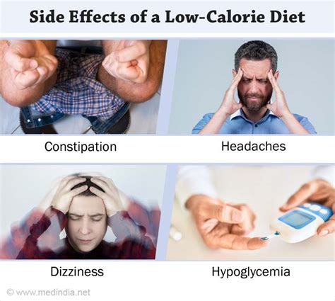 for side effects low calorie diet